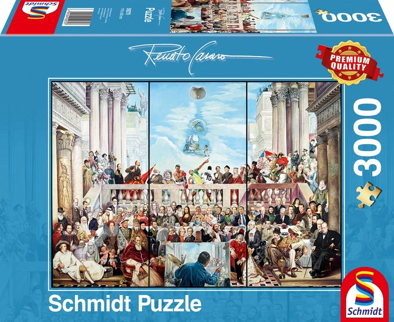 Legpuzzel - Renato Casaro - 3000 stukjes - Volwassenen - vanaf 14 jaar de Schmidt Spiele, édition Zo vergaat de roem van de tijd – boîte 1 sur 2