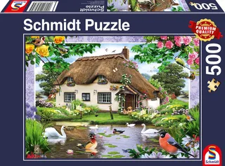 Legpuzzel - Romantisch landhuis - 500 stukjes - Kinderen - vanaf 10 jaar van Schmidt Spiele, editie Meerkleurig – doos 1 van 2
