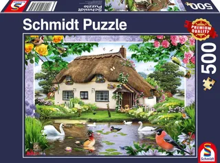 Legpuzzel - Romantisch landhuis - 500 stukjes - Kinderen - vanaf 10 jaar van Schmidt Spiele, editie Meerkleurig – doos 2 van 2