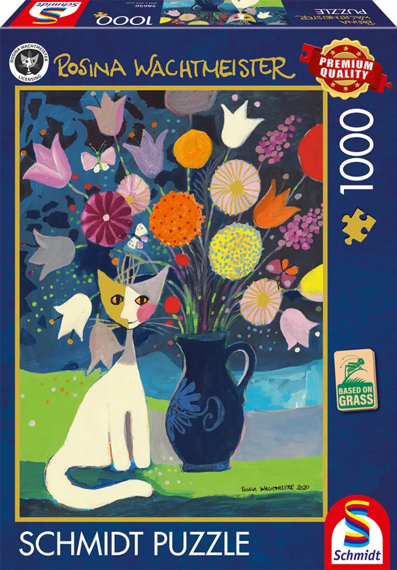 Legpuzzel - Rosina Wachtmeister - 1000 stukjes - Volwassenen - vanaf 12 jaar from Schmidt Spiele, Witte kat edition – box
