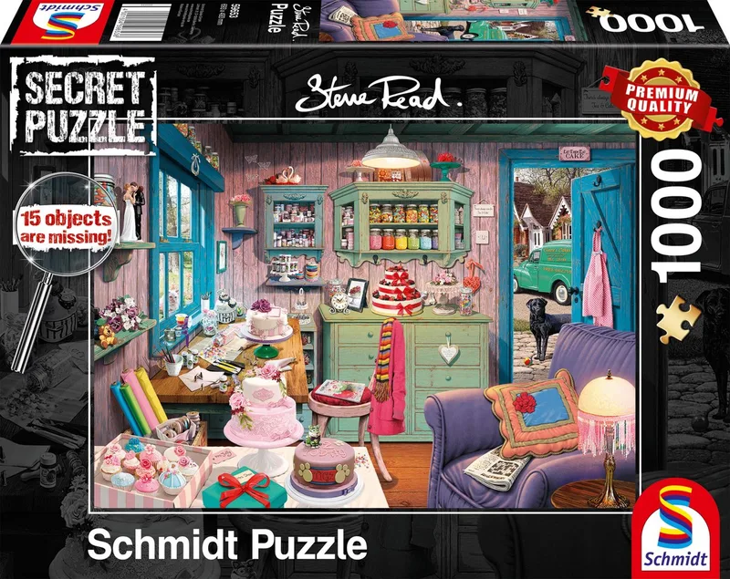 Legpuzzel - Steve Read - 1000 stukjes - Volwassenen - vanaf 12 jaar from Schmidt Spiele, Grootmoeders kamer edition – box 1 of 2