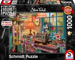 Legpuzzel - Steve Read - 1000 stukjes - Volwassenen - vanaf 12 jaar från Schmidt Spiele, utgåva In de naaikamer – kartong 2 av 2