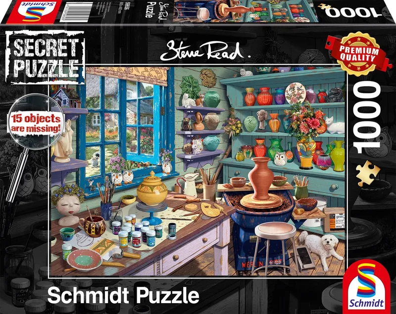 Legpuzzel - Steve Read - 1000 stukjes - Volwassenen - vanaf 12 jaar van Schmidt Spiele, editie Kunstenaarsatelier – doos