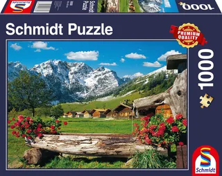 Legpuzzel - Uitzicht op het bergidyllische landschap - 1000 stukjes - Volwassenen - vanaf 12 jaar from Schmidt Spiele, Multicolour edition – box 1 of 2