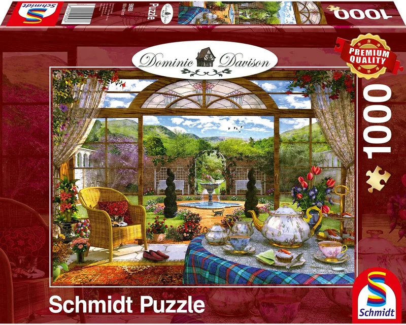 Legpuzzel Uitzicht Serre Karton 1000 Stukjes - Dominic Davison de Schmidt Spiele, édition Multicolore – boîte