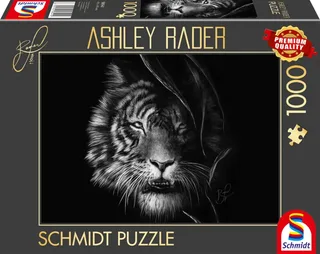legpuzzel Wilderness tijger 1000 stukjes puzzel volwassenen. de Schmidt Spiele, édition Multicolore – boîte 2 sur 2