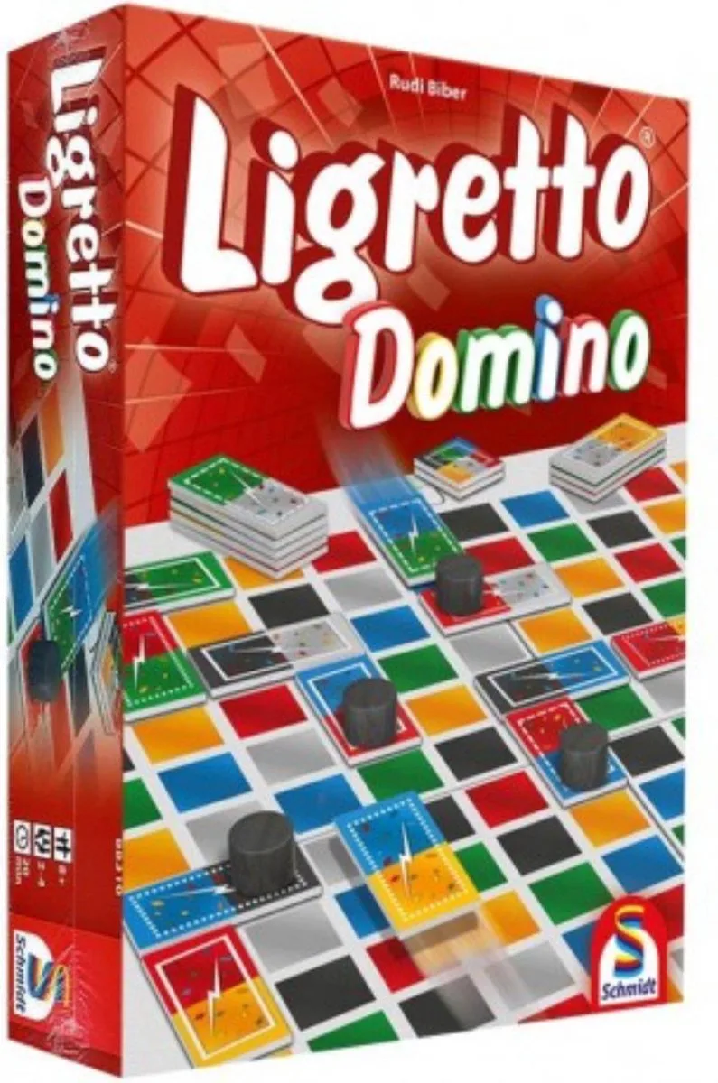 Ligretto Domino - Bordspel voor 2-4 spelers - Vanaf 8 jaar fra Schmidt Spiele – æske
