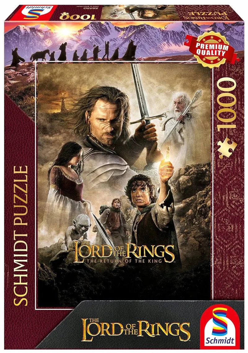 Lord of the Rings: Return of the King puzzel van 1000 stukjes von Schmidt Spiele, Ausgabe Mehrfarbig – Schachtel