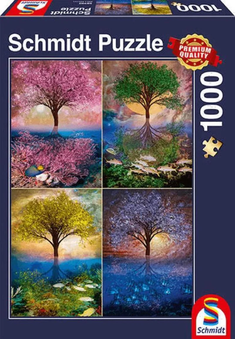 Magische Boom bij het Meer (1000) - Puzzel van Schmidt Spiele, editie Multi-coloured – doos