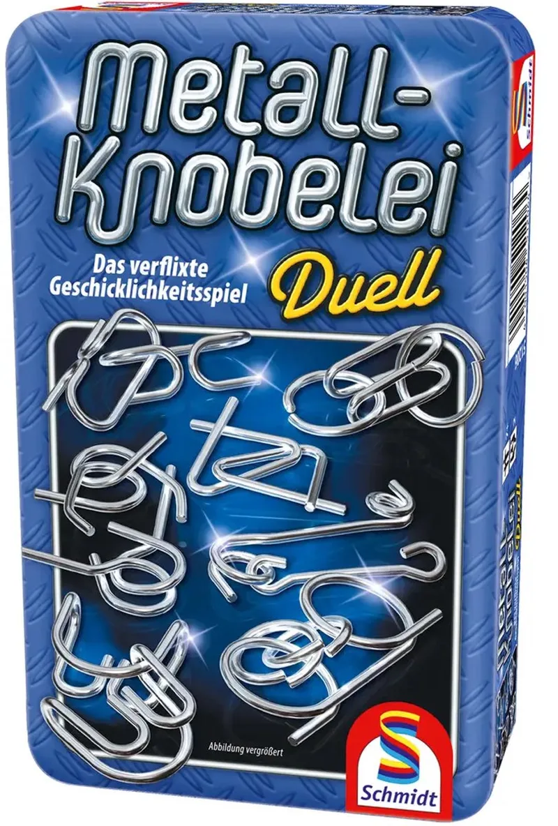 Metalen Puzzel Set - Denkspel - Breinbrekers met metalen ringen - vanaf 7 jaar - 1 speler från Schmidt Spiele – kartong
