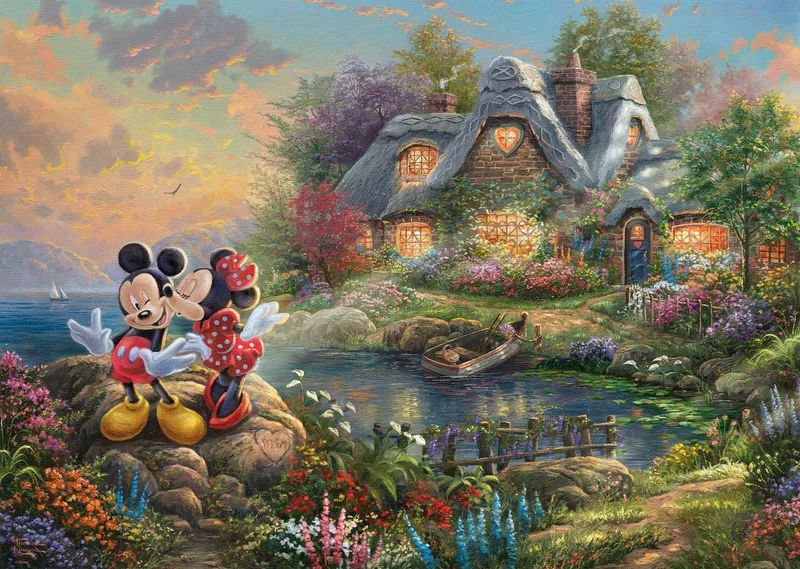 Mickey & Minnie (1000) - Schmidt Legpuzzel from Schmidt Spiele – box 2 of 2