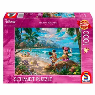 Mickey & Minnie in Hawaii (1000) - Schmidt Legpuzzel från Schmidt Spiele – kartong 1 av 2