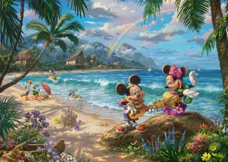 Mickey & Minnie in Hawaii (1000) - Schmidt Legpuzzel från Schmidt Spiele – kartong 2 av 2