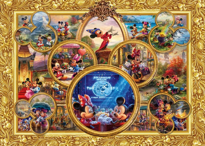 Mickey Mouse legpuzzel 2000 stukjes Disney collage. van Schmidt Spiele, editie Meerkleurig – doos