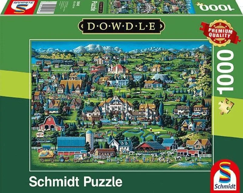 Midway (1000) - Puzzel van Schmidt Spiele, editie Multi-coloured – doos