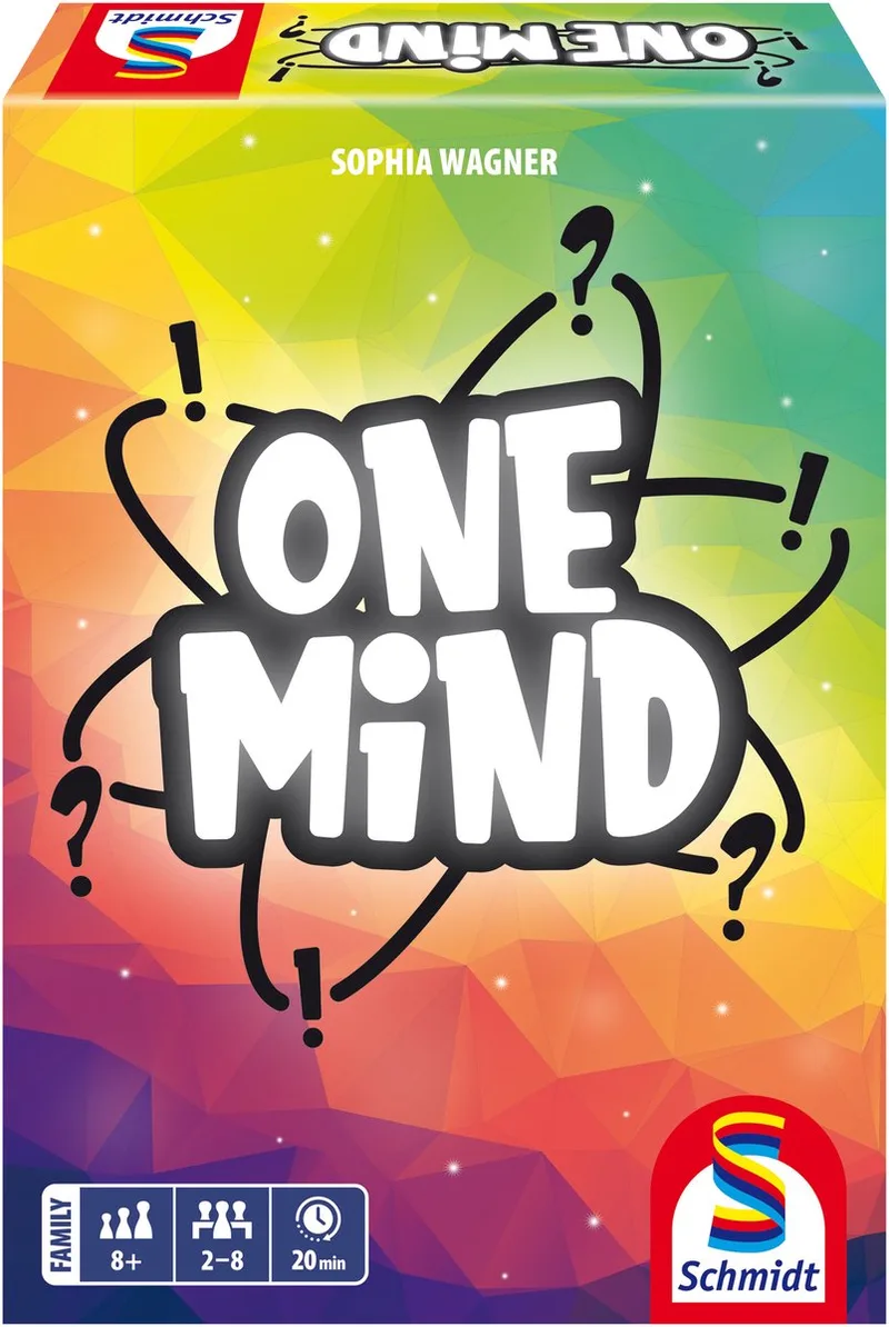 One Mind - Coöperatief partyspel - Woordspel met associaties - vanaf 8 jaar - 3-8 spelers fra Schmidt Spiele – æske