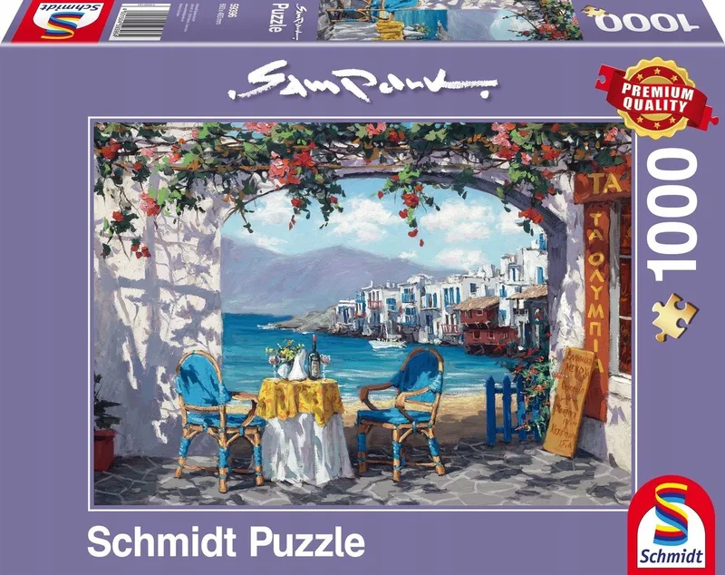 PQ 1000 Stuk Puzzel Rendez-vous in Mykonos van Schmidt Spiele, editie Meerkleurig – doos