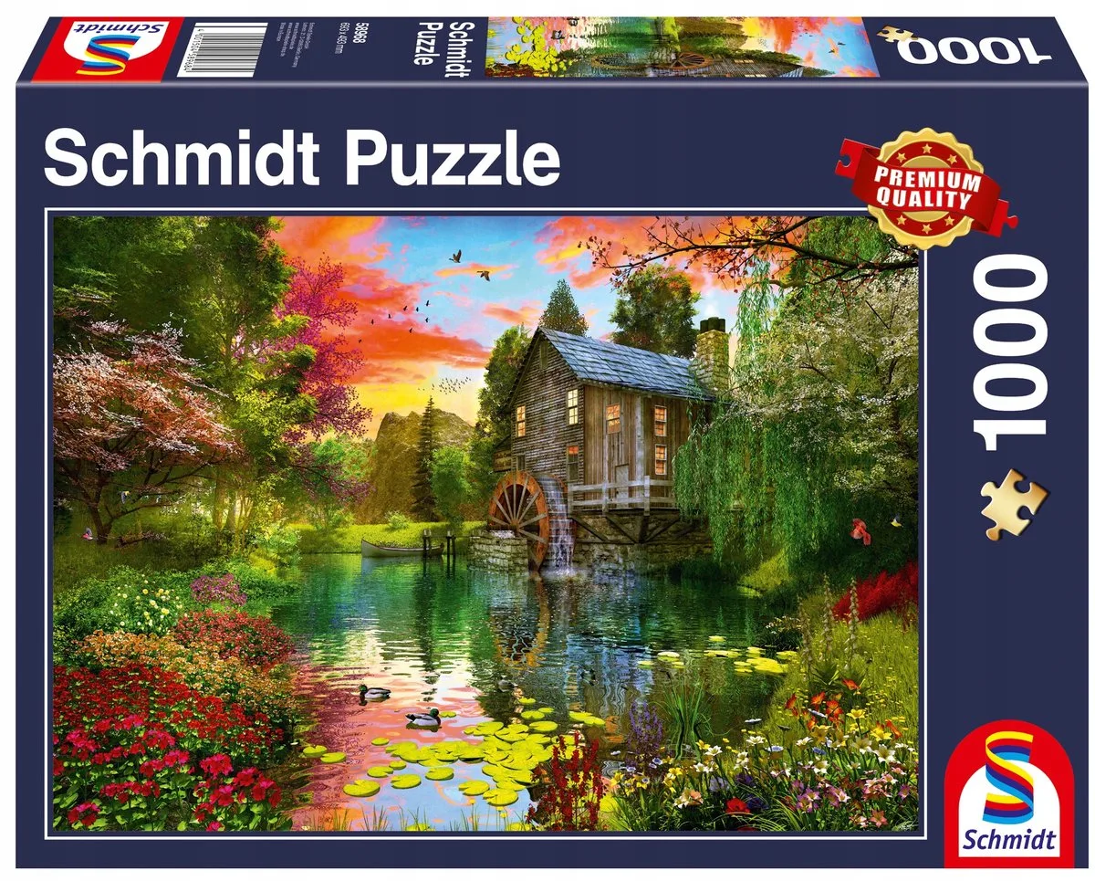 PQ Puzzel 1000 Stukken Watermolen from Schmidt Spiele, Multicolour edition – box