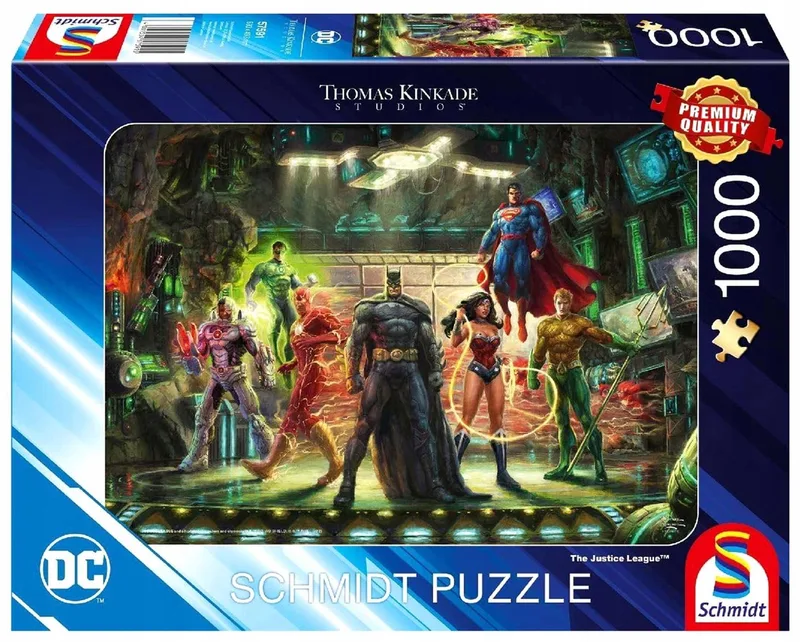 Puzzel 1000 Stuk - Justice League van Schmidt Spiele, editie Meerkleurig – doos