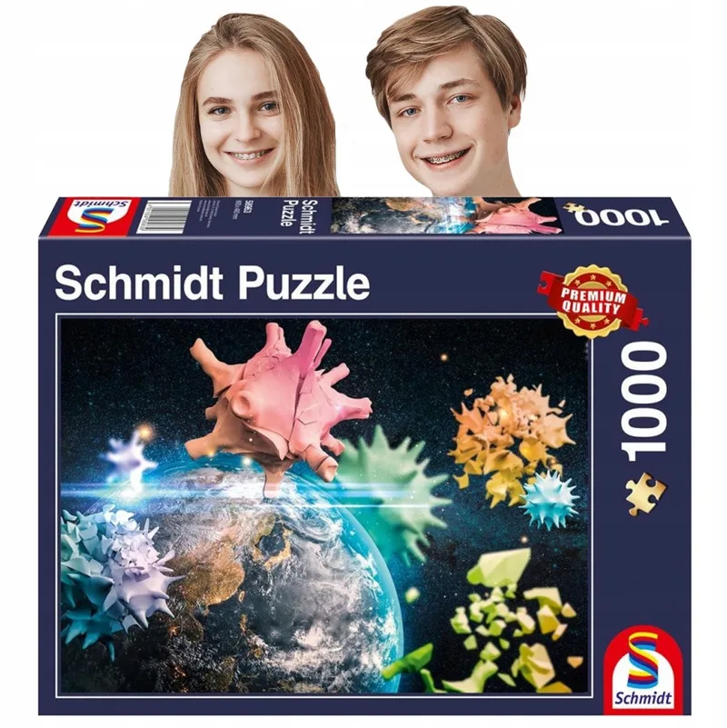 Puzzel 1000 Stuk: Planeet Aarde 2020 - Hoge Kwaliteit from Schmidt Spiele, Multicolour edition – box