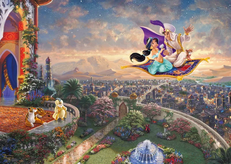 puzzel Disney Aladdin 1000 stukjes karton. van Schmidt Spiele, editie Meerkleurig – doos