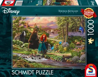 puzzel Disney Brave Merida 1000 stukjes cartoon film. van Schmidt Spiele, editie Meerkleurig – doos 2 van 2