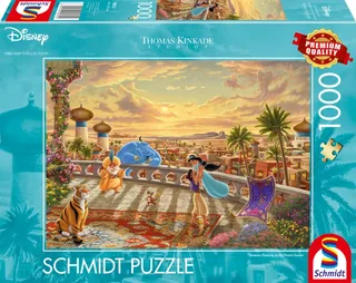 puzzel Disney Princess Jasmine - 1000 stukjes - legpuzzel cartoon. from Schmidt Spiele, Multicolour edition – box 2 of 2