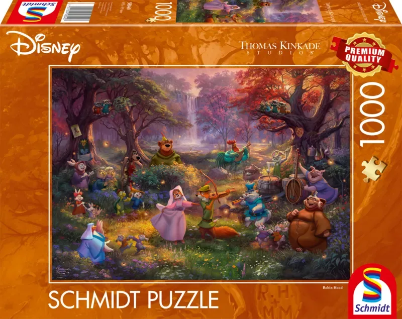 puzzel Disney Robin Hood 1000 stukjes cartoon. de Schmidt Spiele, édition Multicolore – boîte 2 sur 2