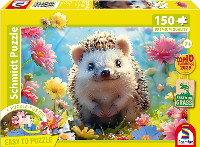 Puzzel - Egel, 150 stukjes - kinderpuzzel from Schmidt Spiele, Multicolour edition – box