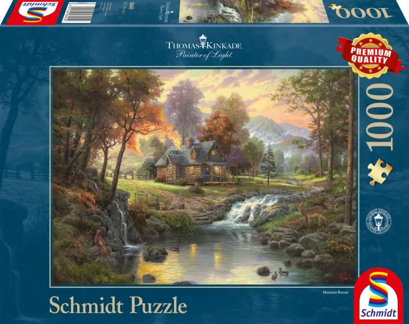 Puzzel - Kinkade Mountain Retrait from Schmidt Spiele, Multicolour edition – box 2 of 2