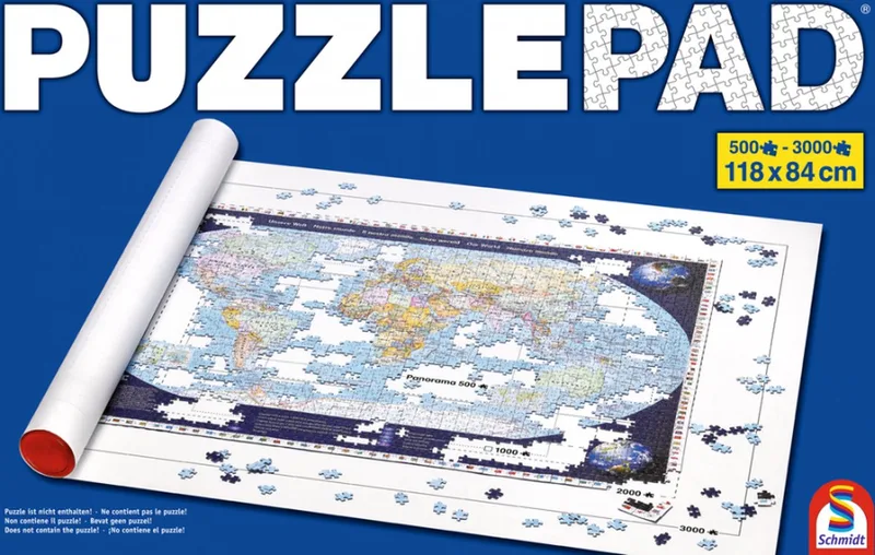 Puzzel Pad (500 tot 3000 stukjes) from Schmidt Spiele, White edition – box