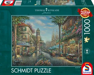 Puzzle À la Terrasse d'un Café Espagnol - 1000 pièces van Schmidt Spiele – doos 2 van 2