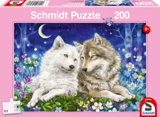 Puzzle Amitié entre Loups - 200 à 499 pièces de Schmidt Spiele – boîte 2 sur 2