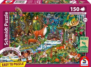 Puzzle Animaux de la Foret - Posters from Schmidt Spiele – box 2 of 2