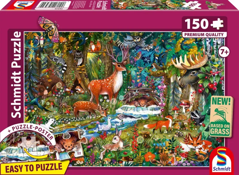 Puzzle Animaux de la Foret - Posters from Schmidt Spiele – box 2 of 2