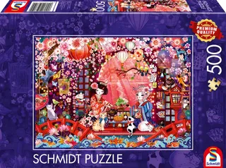 Puzzle Cérémonie du Thé Japonaise - 500 à 999 pièces de Schmidt Spiele – boîte 2 sur 2