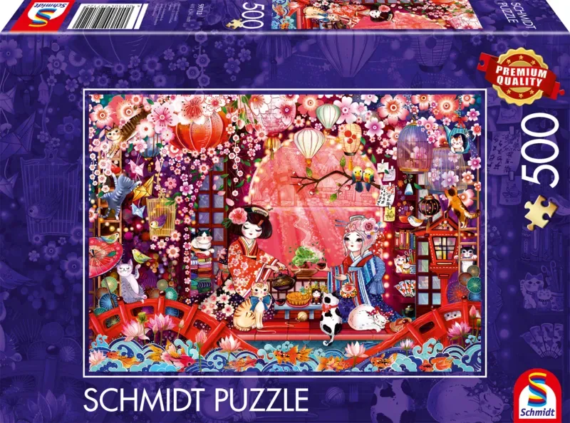 Puzzle Cérémonie du Thé Japonaise - 500 à 999 pièces de Schmidt Spiele – boîte 2 sur 2