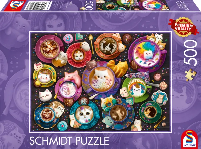 Puzzle Chat-Puccino - 500 à 999 pièces van Schmidt Spiele – doos 2 van 2