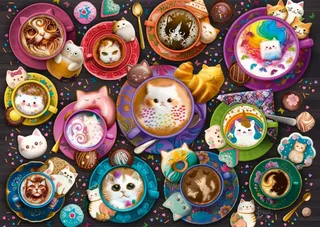 Puzzle Chat-Puccino - 500 à 999 pièces van Schmidt Spiele – doos 1 van 2