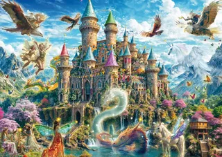 Puzzle Chateau Magique - 1000 pièces van Schmidt Spiele – doos 1 van 2