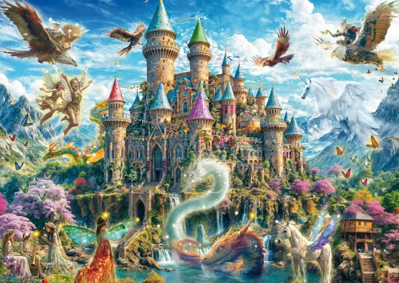 Puzzle Chateau Magique - 1000 pièces van Schmidt Spiele – doos 1 van 2
