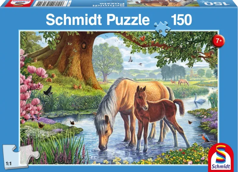 Puzzle Chevaux dans le Ruisseau - 150 à 199 pièces van Schmidt Spiele – doos 2 van 2