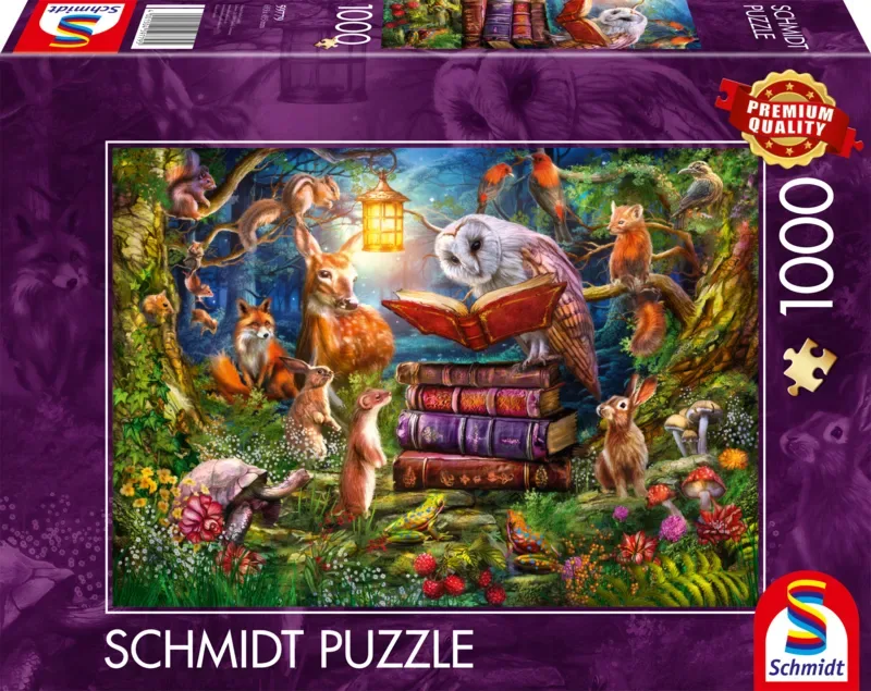 Puzzle Contes Sylvestres du Soir - 1000 pièces van Schmidt Spiele – doos 2 van 2