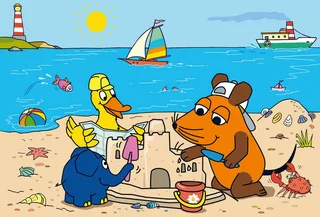 Puzzle Die Maus Gute Freunde, 72 Puzzleteile, 3x24 Teile de Schmidt Spiele, édition Multicolore – boîte 3 sur 4