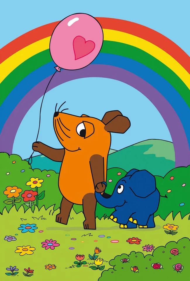 Puzzle Die Maus Gute Freunde, 72 Puzzleteile, 3x24 Teile de Schmidt Spiele, édition Multicolore – boîte 2 sur 4