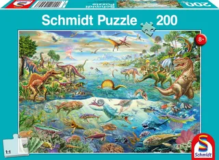 Puzzle Dinosaures - 200 à 499 pièces de Schmidt Spiele – boîte 2 sur 2