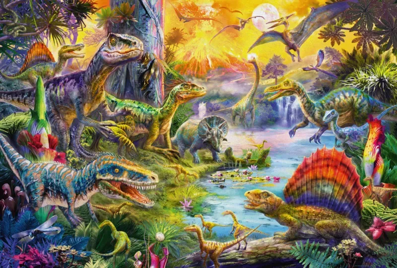 Puzzle Dinosaures - 51 à 99 pièces de Schmidt Spiele – boîte 1 sur 2