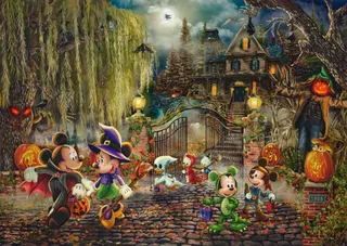 Puzzle Disney - Mickey & Minnie - Halloween Fun - 1000 pièces van Schmidt Spiele – doos 1 van 2