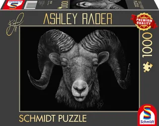 Puzzle Dominant - Le Bélier : Sous le Signe du Feu - 1000 pièces de Schmidt Spiele – boîte 2 sur 2
