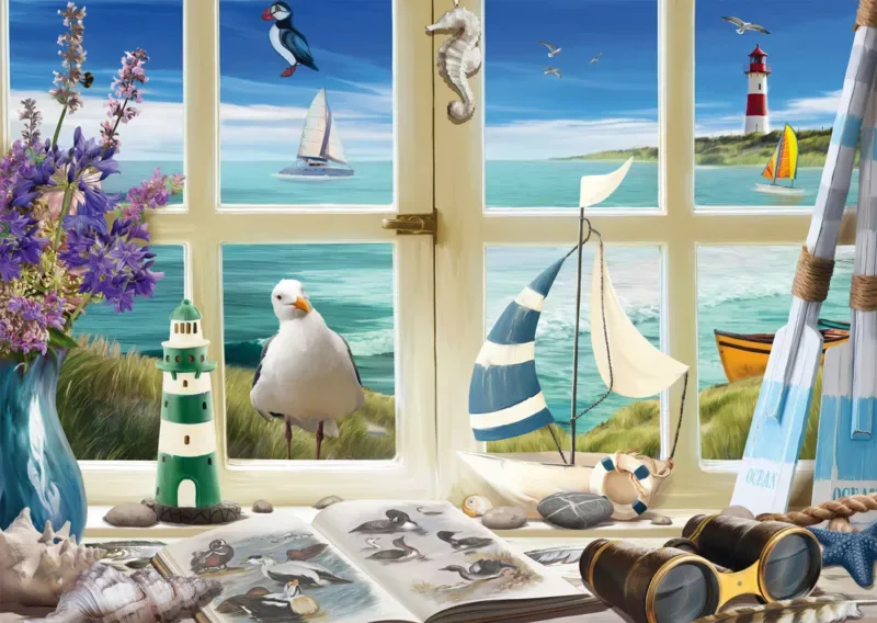 Puzzle Étude au Bord de la Mer - 1000 pièces de Schmidt Spiele – boîte